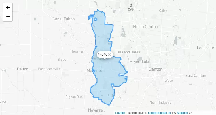 44646 ZIP Code - United States