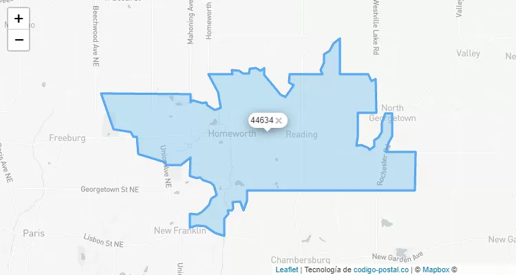 44634 ZIP Code - United States