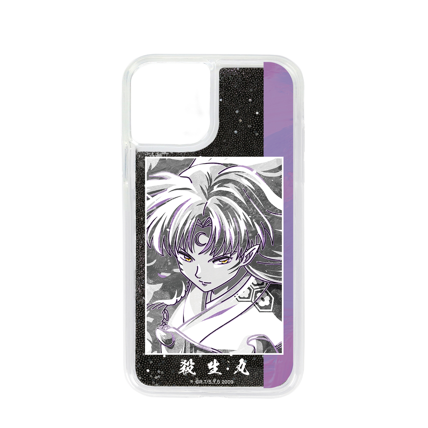 犬夜叉_殺生丸 Ani-Art BLACK LABEL グリッターiPhoneケース(対象機種