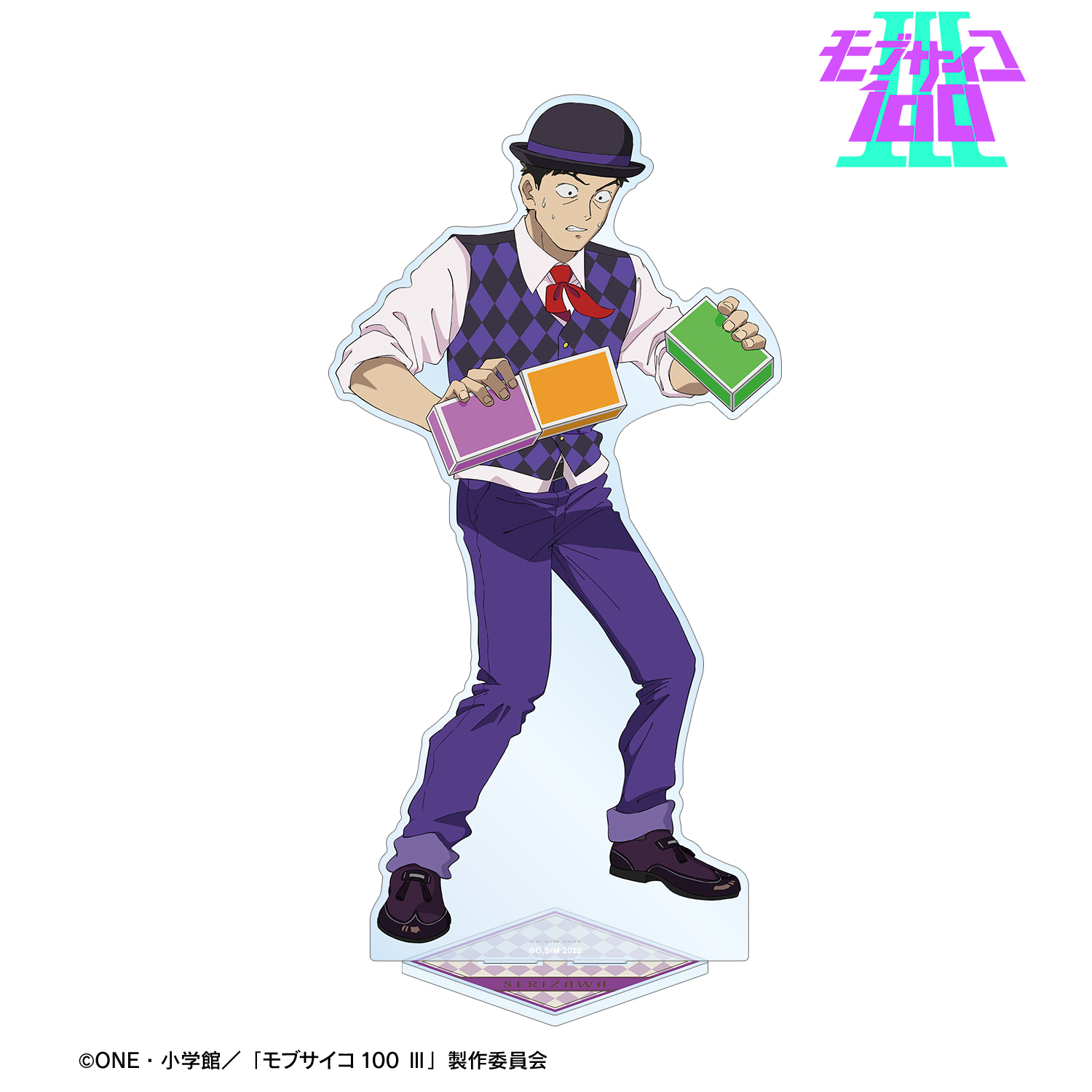 モブサイコ100 Ⅲ_描き下ろし 芹沢克也 サーカスver. 特大アクリル