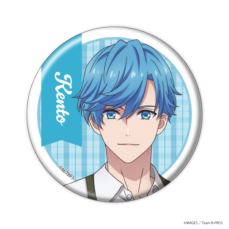 B-PROJECT～熱烈＊ラブコール～_缶バッジ 10/書店員ver. 愛染健十(描き