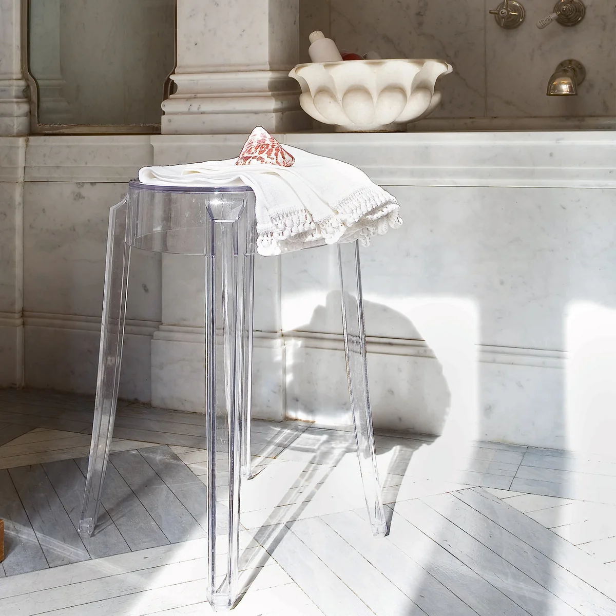 Kartell - Charles Ghost Stool | Connox