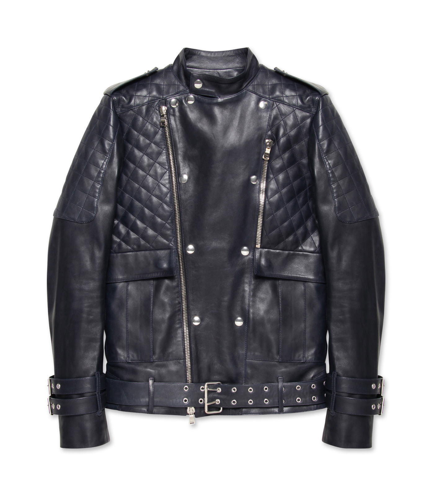 バルマン - BALMAIN | Leather Riders-Navy-44の通販 | RESTIR リステア