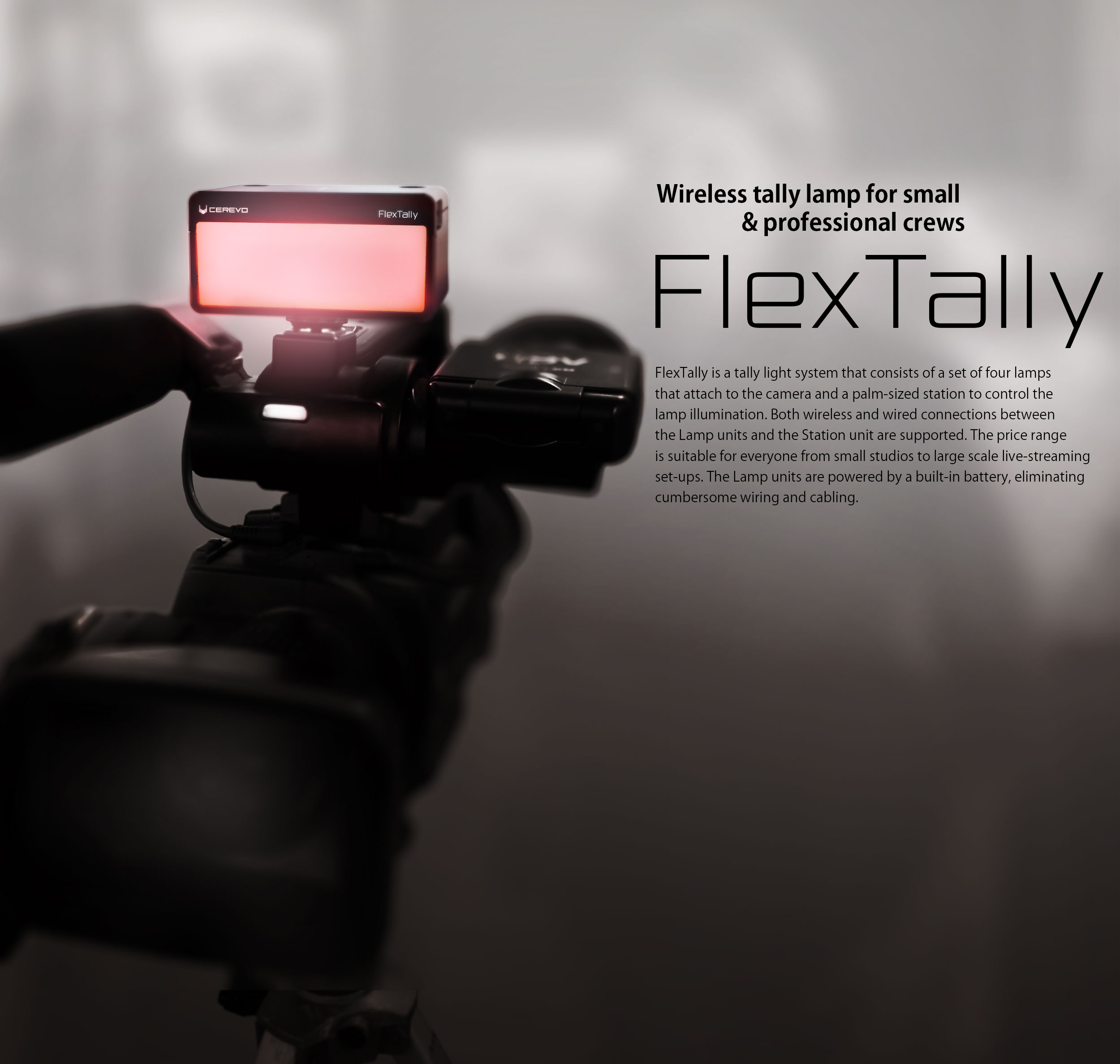 FlexTally - A versatile wireless tally lamp system that's easy to