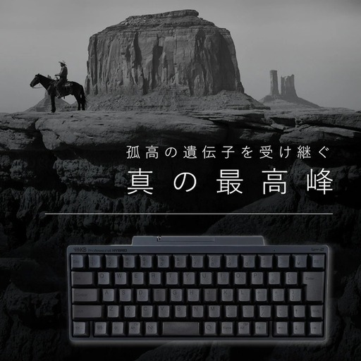 HHKB Professional HYBRID Type-S 英語配列／墨 PD-KB800BS｜ PC