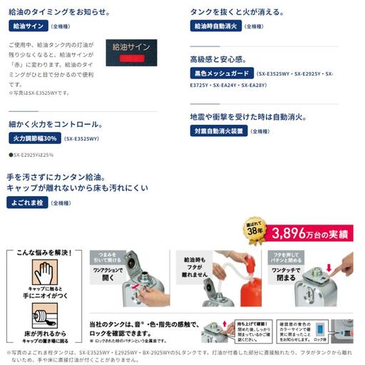 コロナ 石油ストーブ 反射型 10~13畳用 SX-E3725Y(HD) 灯油 ストーブ