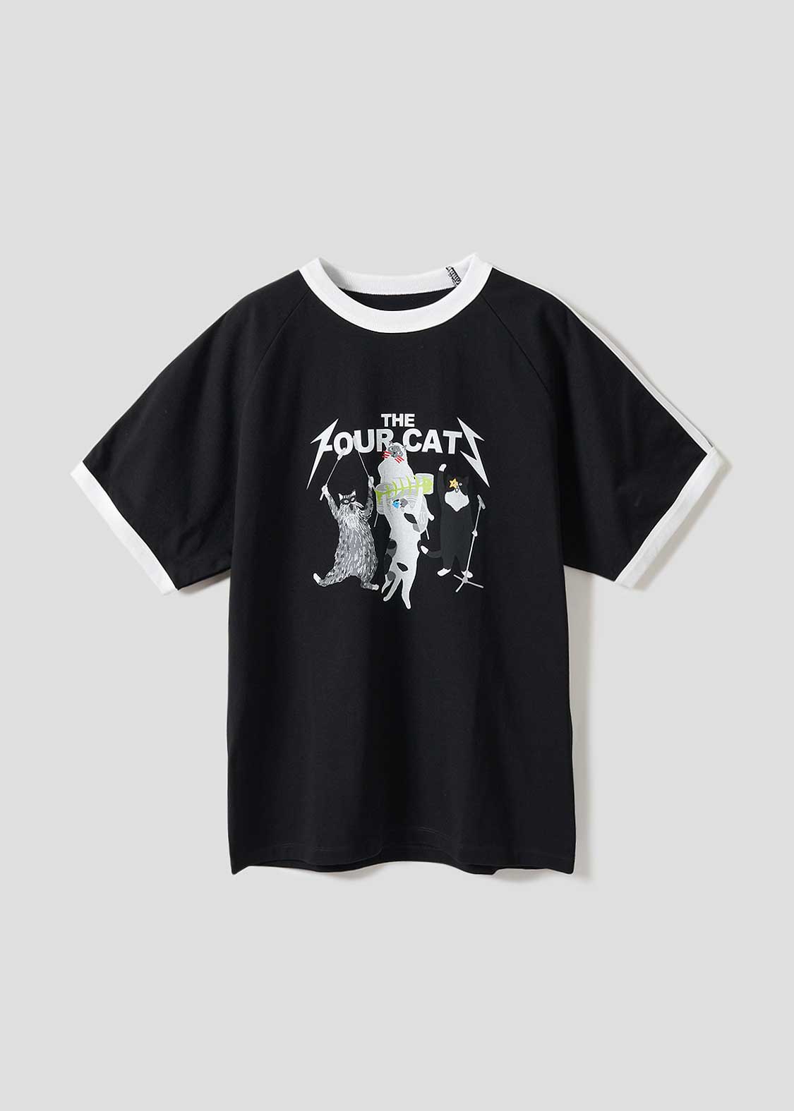 ザ フォーキャッツ バンド｜ラインTシャツ｜ユニセックス｜グラニフ