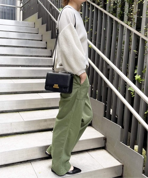 新品 Spick and Span ルーズベイカーパンツ＊カーキ＊40 WEB限定