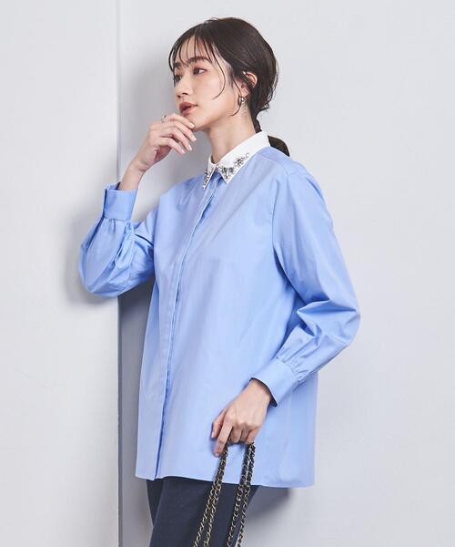UNITED ARROWS（ユナイテッドアローズ）の「ビジュー シャツブラウス