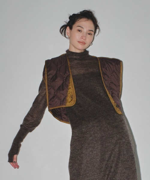 TODAYFUL（トゥデイフル）の「キルティングショートベスト（ベスト