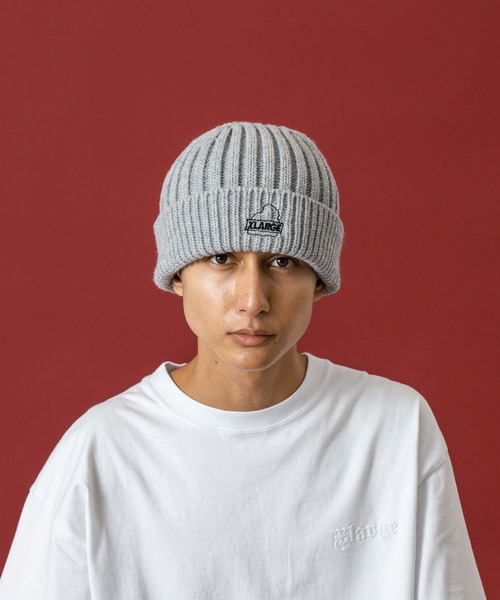 SLANTED OG RIB KNIT CAP（ニットキャップ/ビーニー）｜XLARGE