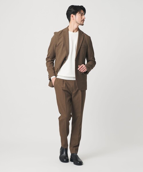WEB限定 WARDROBE SMART】LANATEC OX セットアップ/背抜きジャケット