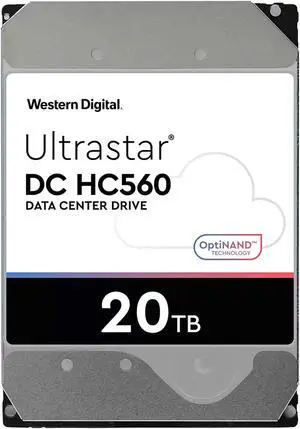 WD Ultrastar DC HC560 0F38755 20TB Hard Drive 512MB Cache 7200 RPM