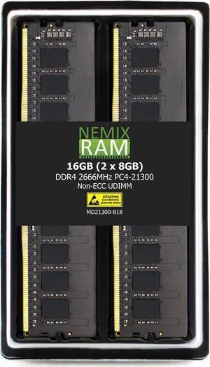 HyperX Fury 16GB (2 x 8GB) DDR4 2400MHz DRAM (Desktop Memory) CL15