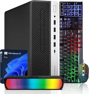 Refurbished: HP Desktop Computer ProDesk 600 G4 SFF Windows 11 Pro