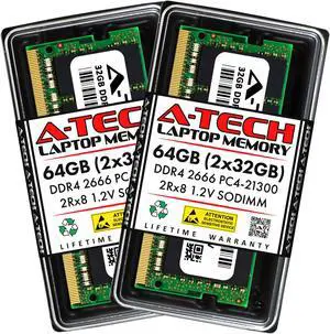 Kingston Impact 64GB (2 x 32GB) 260-Pin DDR4 SO-DIMM DDR4 3200