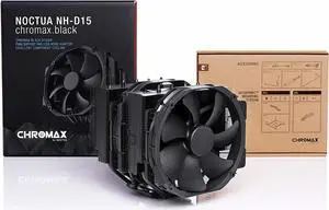 Noctua NH-D15 chromax.black, Dual-Tower CPU cooler (140mm, Black