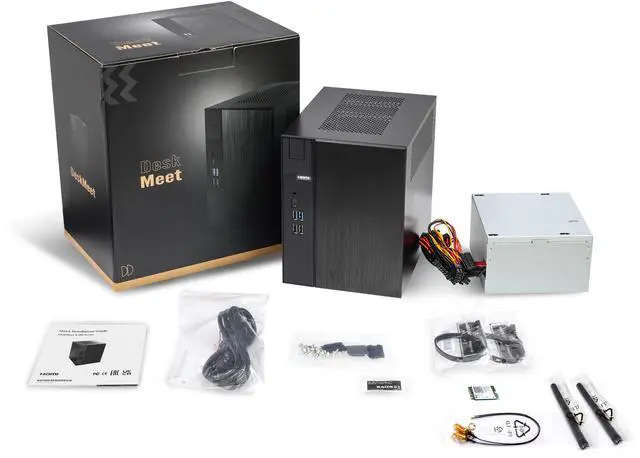 ASRock DeskMeet X600 Series Barebone mini PC , Supports AMD Socket