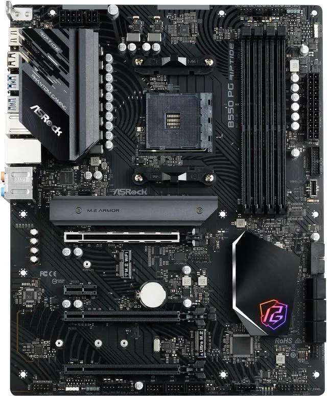 ASRock B550 PG RIPTIDE AM4 ATX AMD Motherboard - Newegg.com