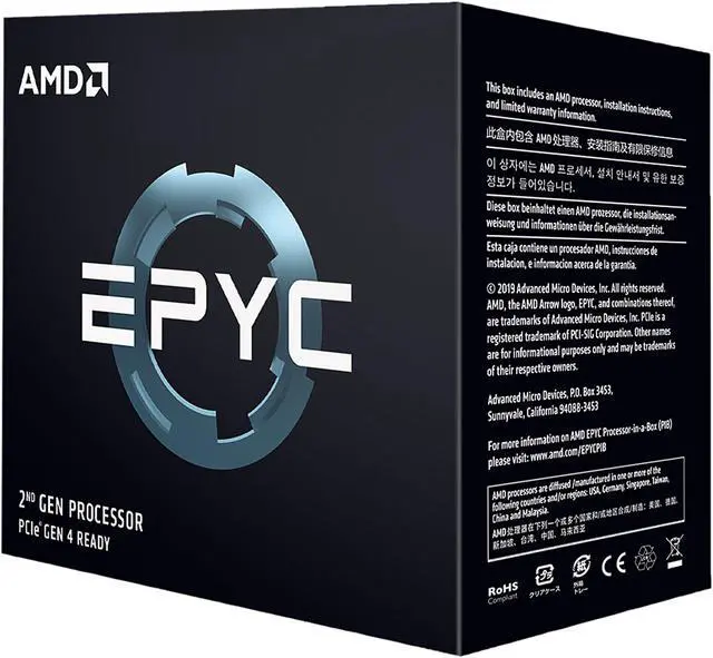 AMD EPYC 7702P 64-Core 2.0 GHz (3.35 GHz Max Boost) Socket SP3
