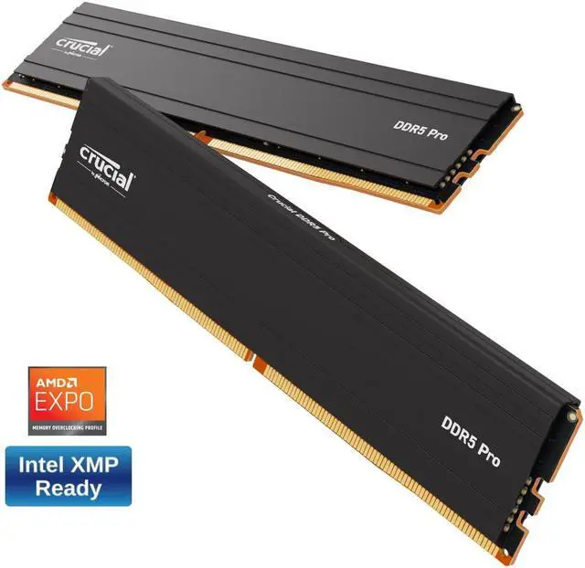 Crucial Pro 32GB (2 x 16GB) DDR5 5600 (PC5 44800) XMP 3.0 & AMD