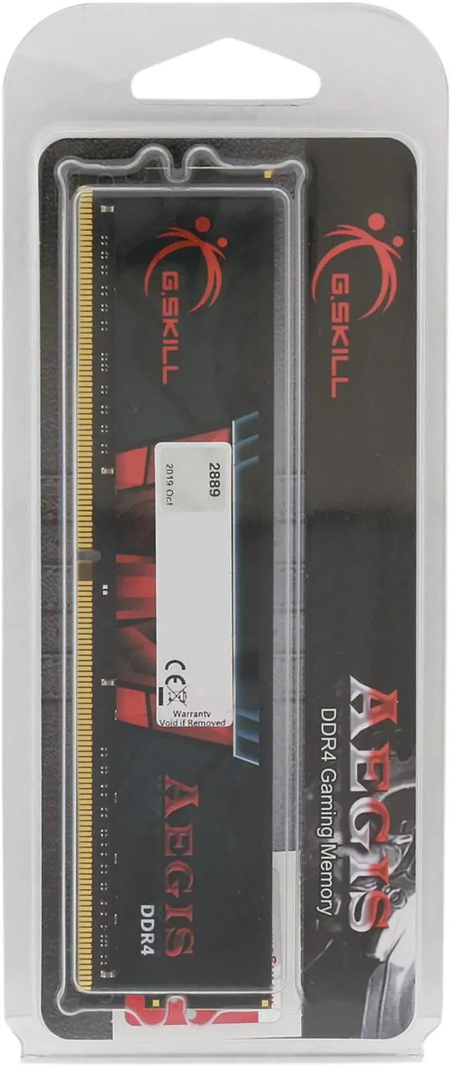 G.SKILL Aegis 16GB DDR4 3200 (PC4 25600) Desktop Memory Model F4
