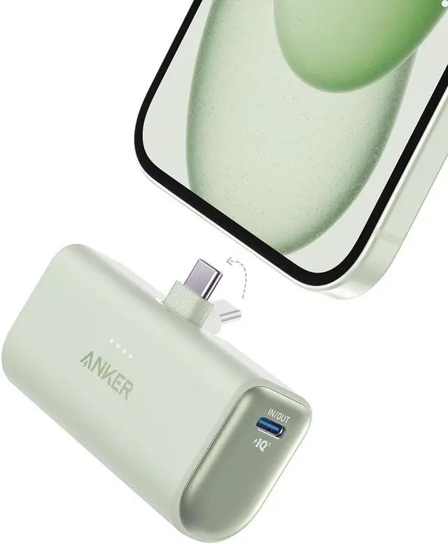 Anker Nano Power Bank with Built-in Foldable USB-C Connector