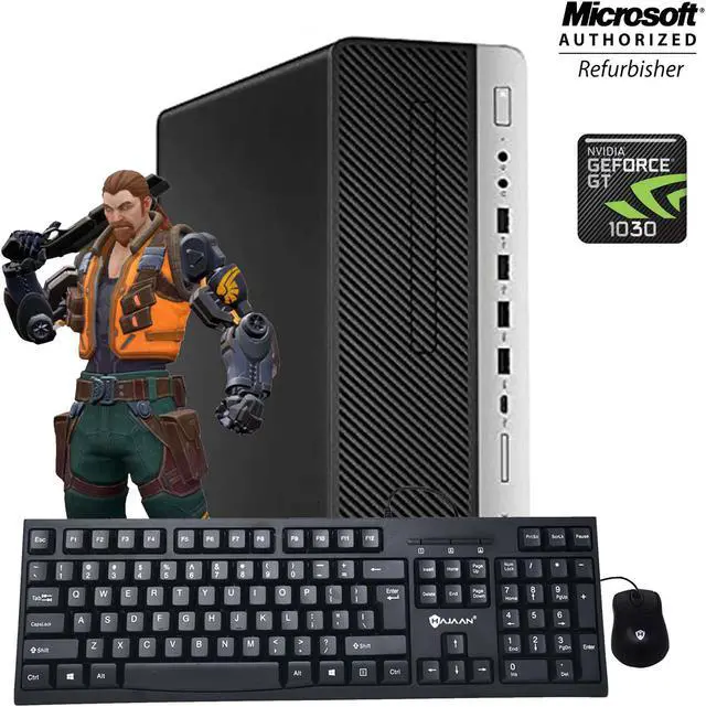 Refurbished: HP EliteDesk 800 G3 SFF Gaming Desktop Computer PC