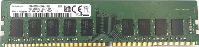 Samsung 16GB ECC DDR4 2666MHz PC4-21300 1.2V 2Rx8 288-Pin ECC