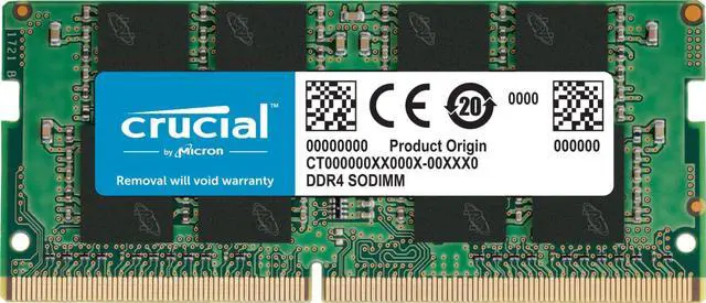 Crucial 16GB DDR4 2666 (PC4-21300) CL19 ECC SODIMM - Newegg.com