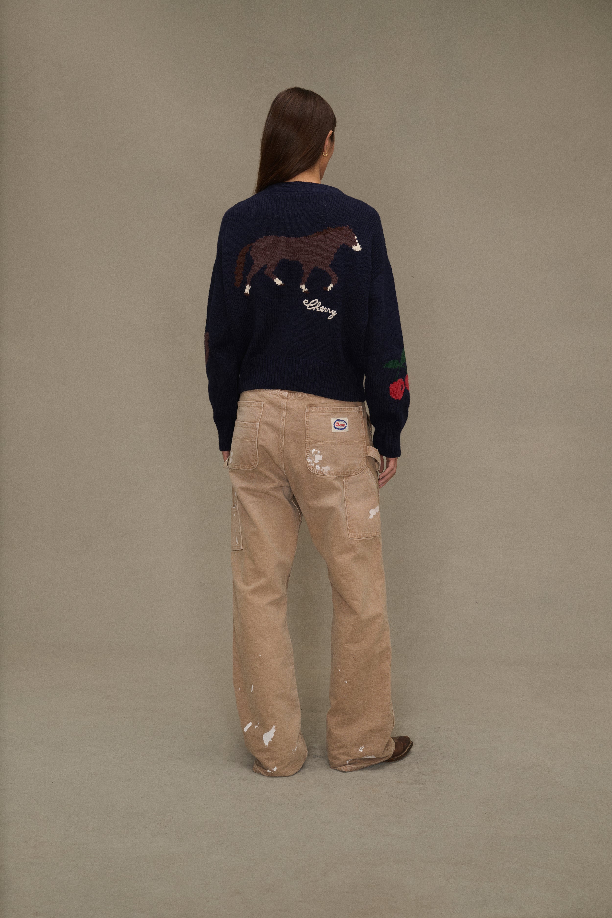 Wide Leg Double Knees Pants (Tan) – CHERRY LA