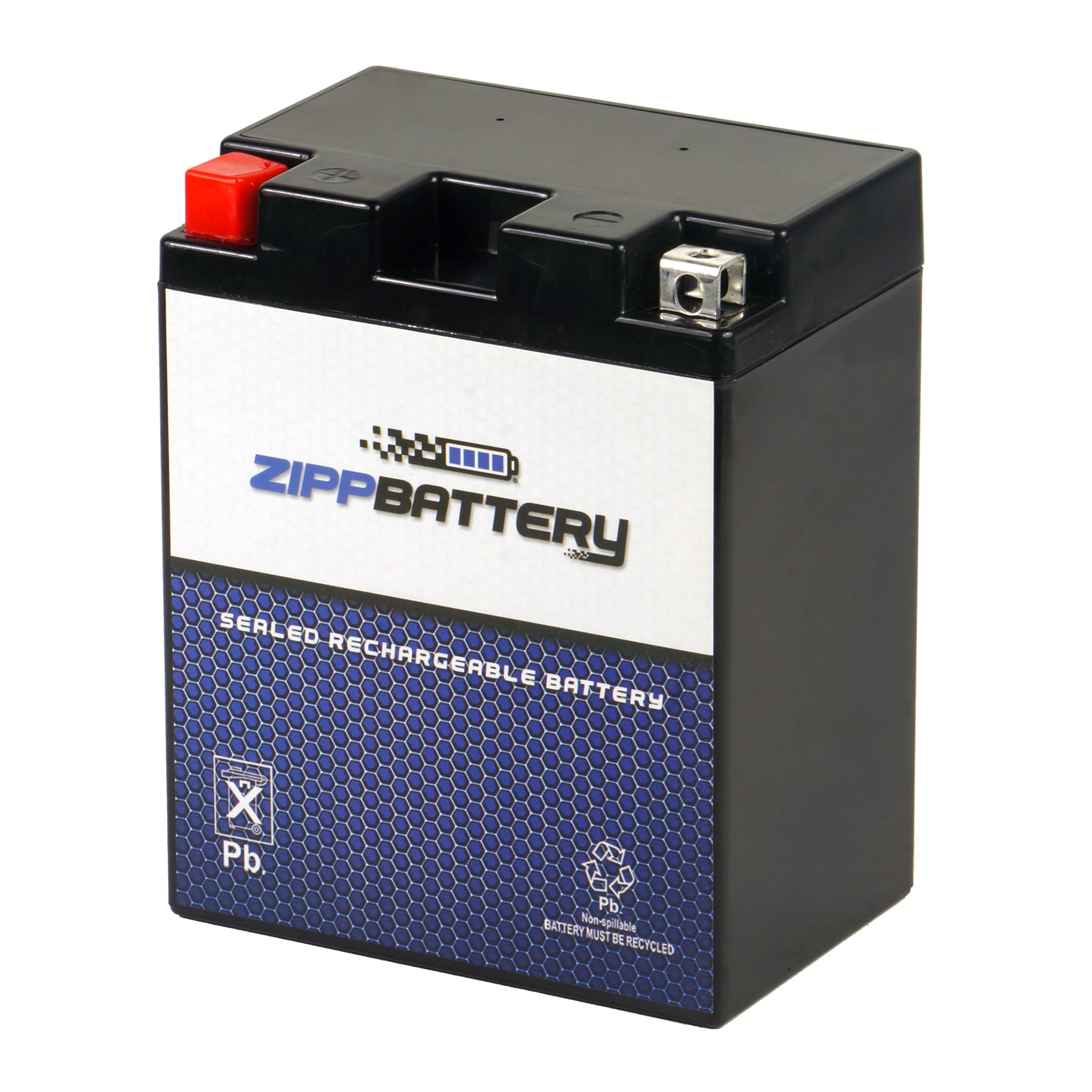 YB14A-A2 Power Sports Battery - 14A-A2 at Zipp Battery – Chrome