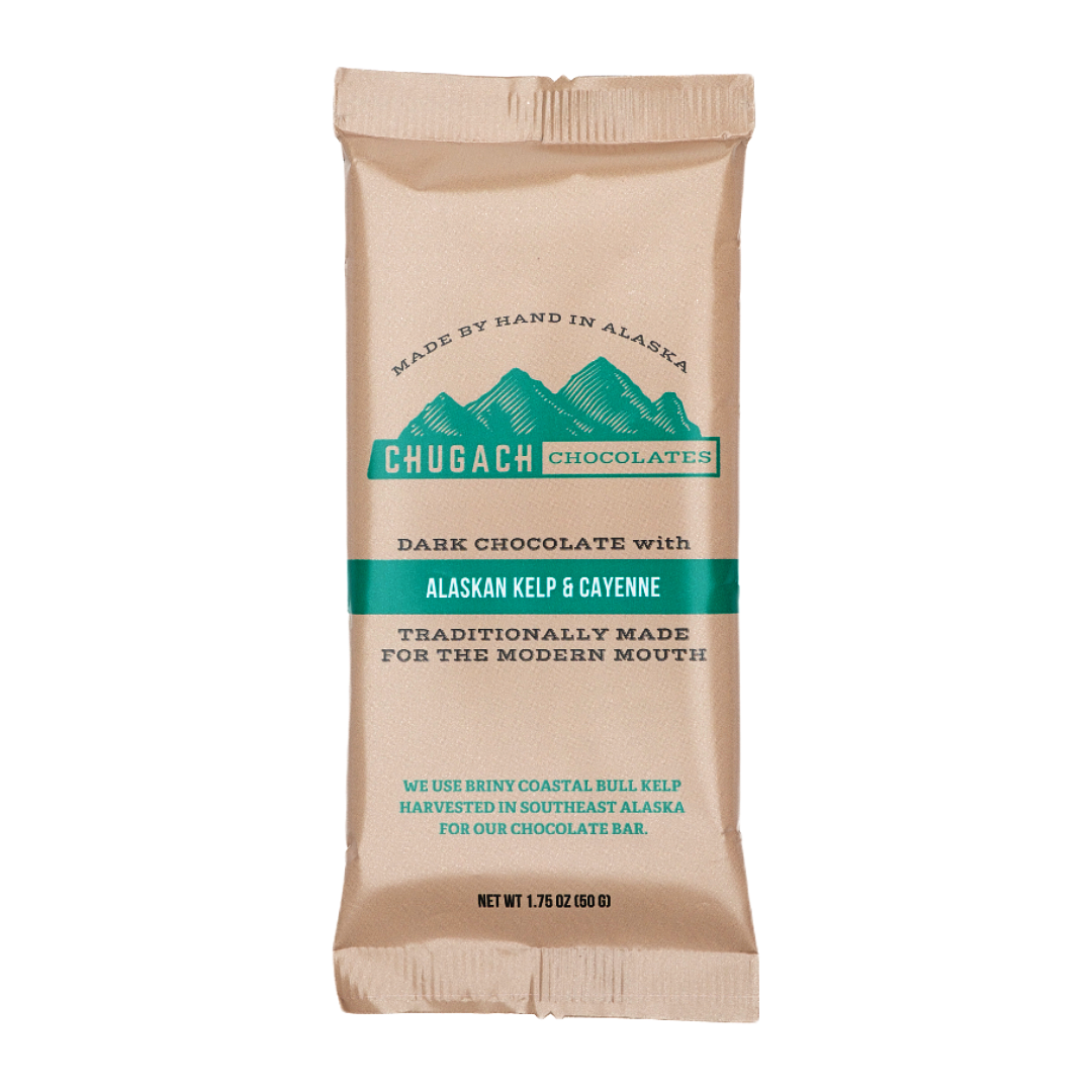 Dark Chocolate with Alaskan Kelp and Cayenne – Chugach Chocolates