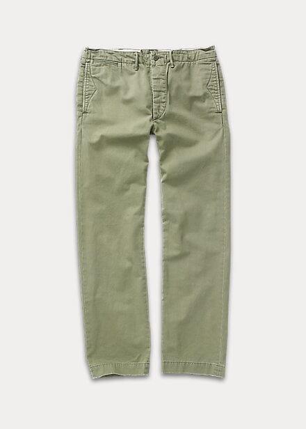Double RL - Officer Chino Pant - Olive – City Workshop Men's