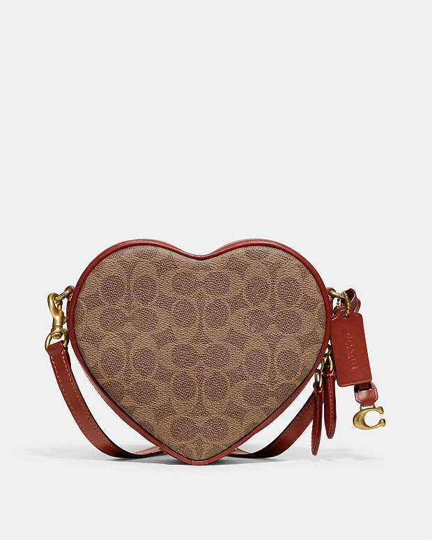 公式】COACH – コーチ | ハート クロスボディ・シグネチャー キャンバス