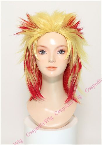 鬼滅の刃 煉獄杏寿郎 風 ウィッグ 鬼滅の刃 風 ウィッグ | コスプレ