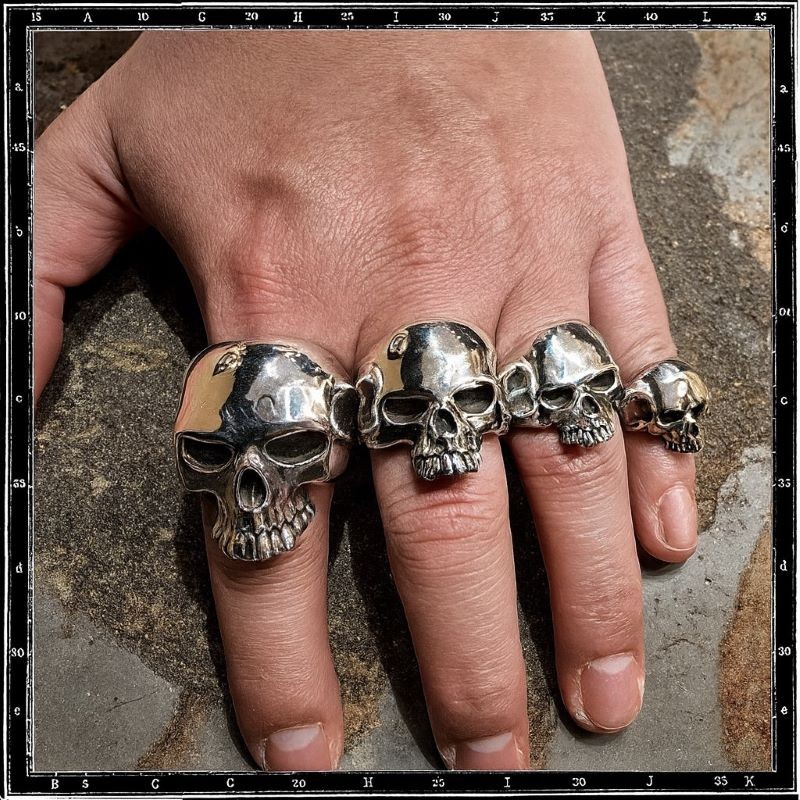Evil Skull Ring - XL