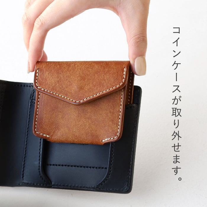 CRAMP (クランプ) プエブロレザー 着脱コインケース 二つ折り財布