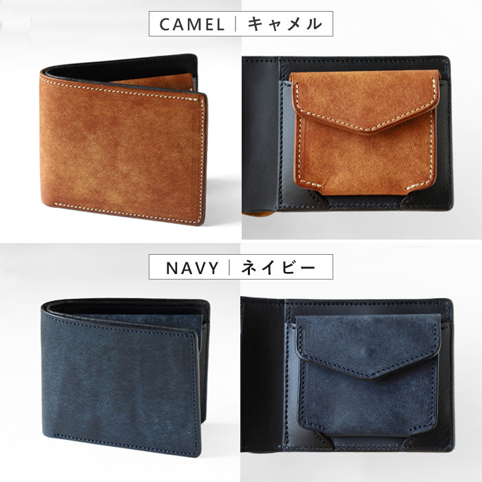 CRAMP (クランプ) プエブロレザー 着脱コインケース 二つ折り財布