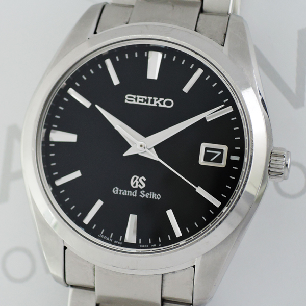 SEIKO グランドセイコー 9F62-0AB0 メンズ 腕時計 クオーツ 黒文字盤
