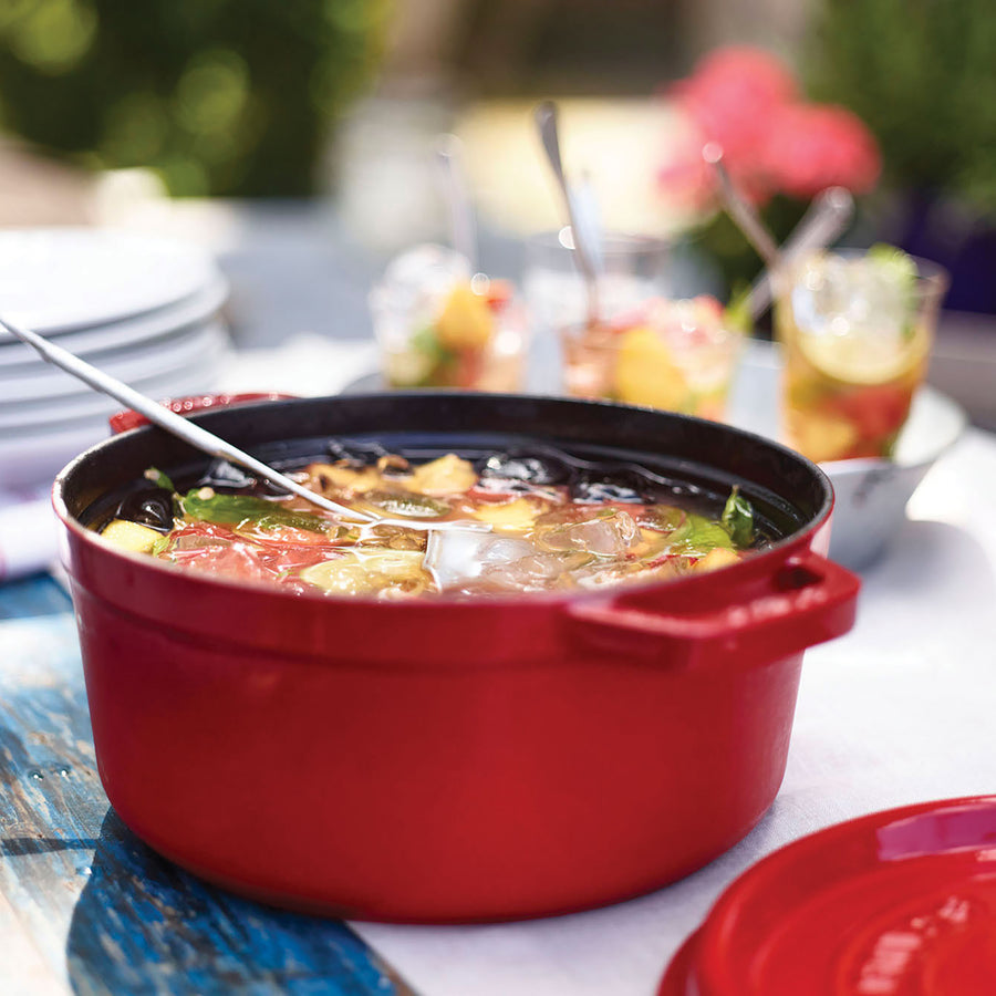 Staub Dutch Oven - 4-qt Cast Iron Cocotte - Cherry Red – Cutlery