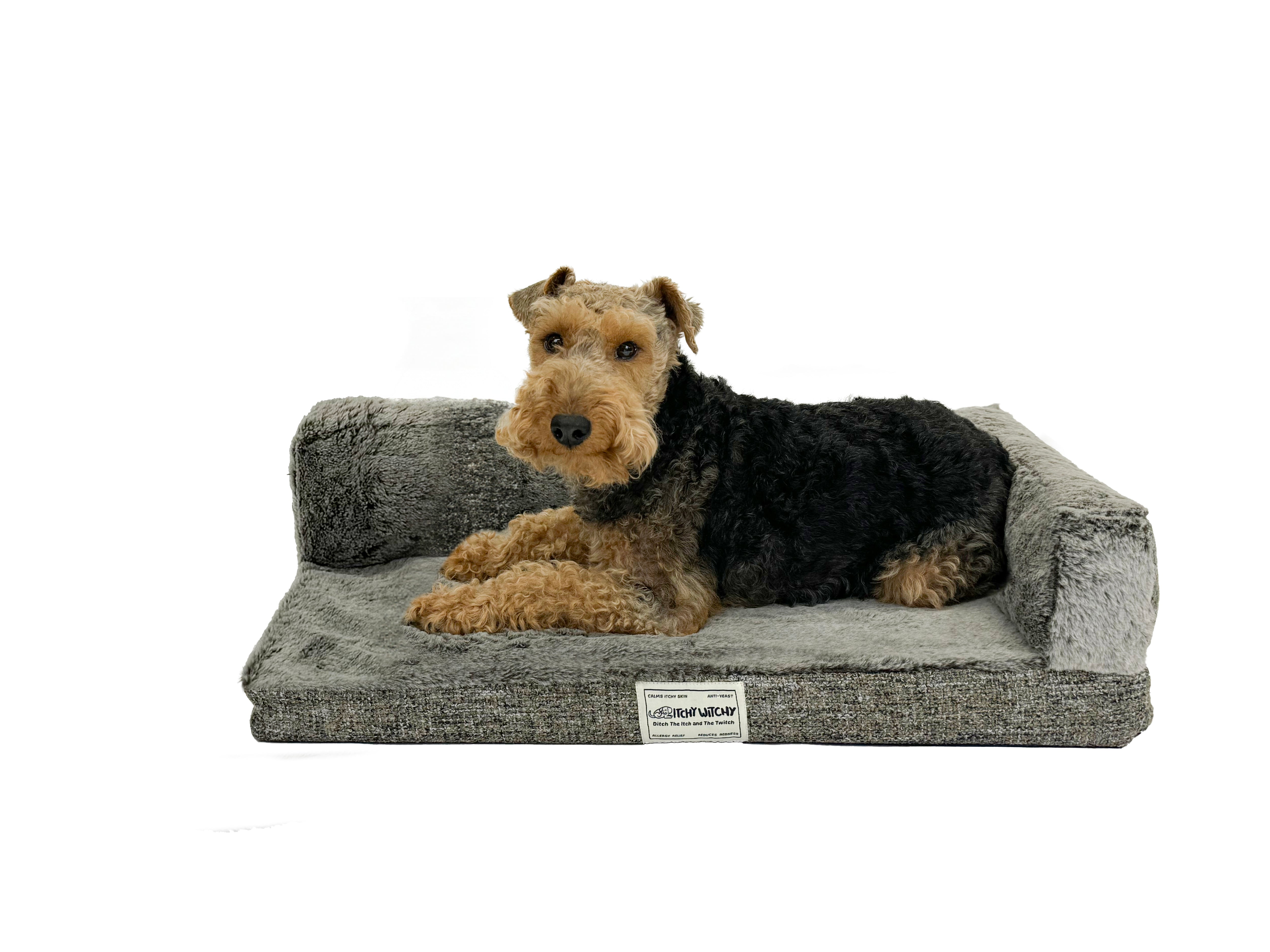 Itchy Witchy Dual Bolster Crate Pad - DGS Pet Products