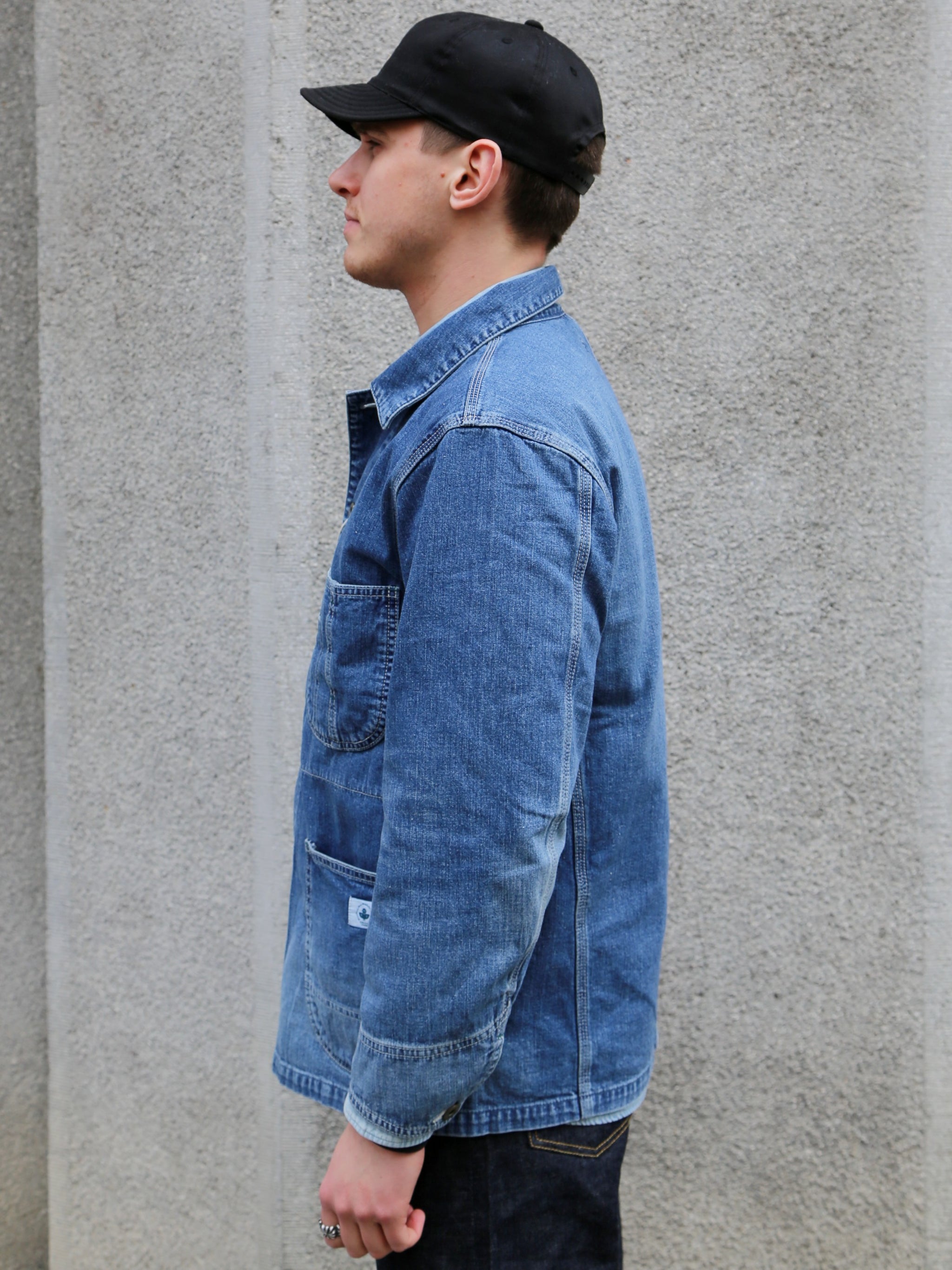 Omoto Denim 11.5oz Nep Denim Coverall 3 years wash – Indigo (3618