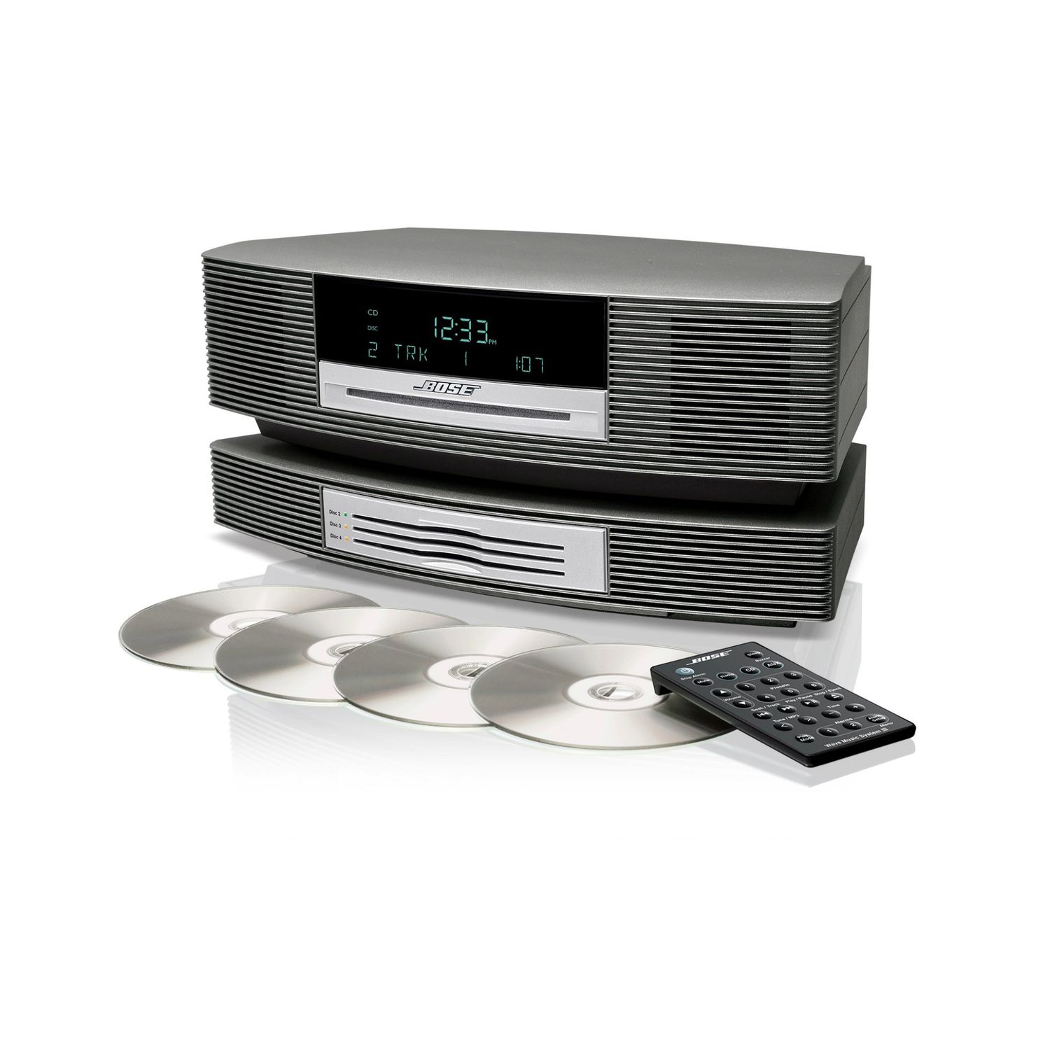 Bose ウェーブミュージックシステムⅢ完動品 純正リモコン·コード BOSE