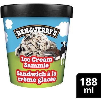 Ben & Jerry's Ice Cream Sammie with Fairtrade Ingredients - 473 ml