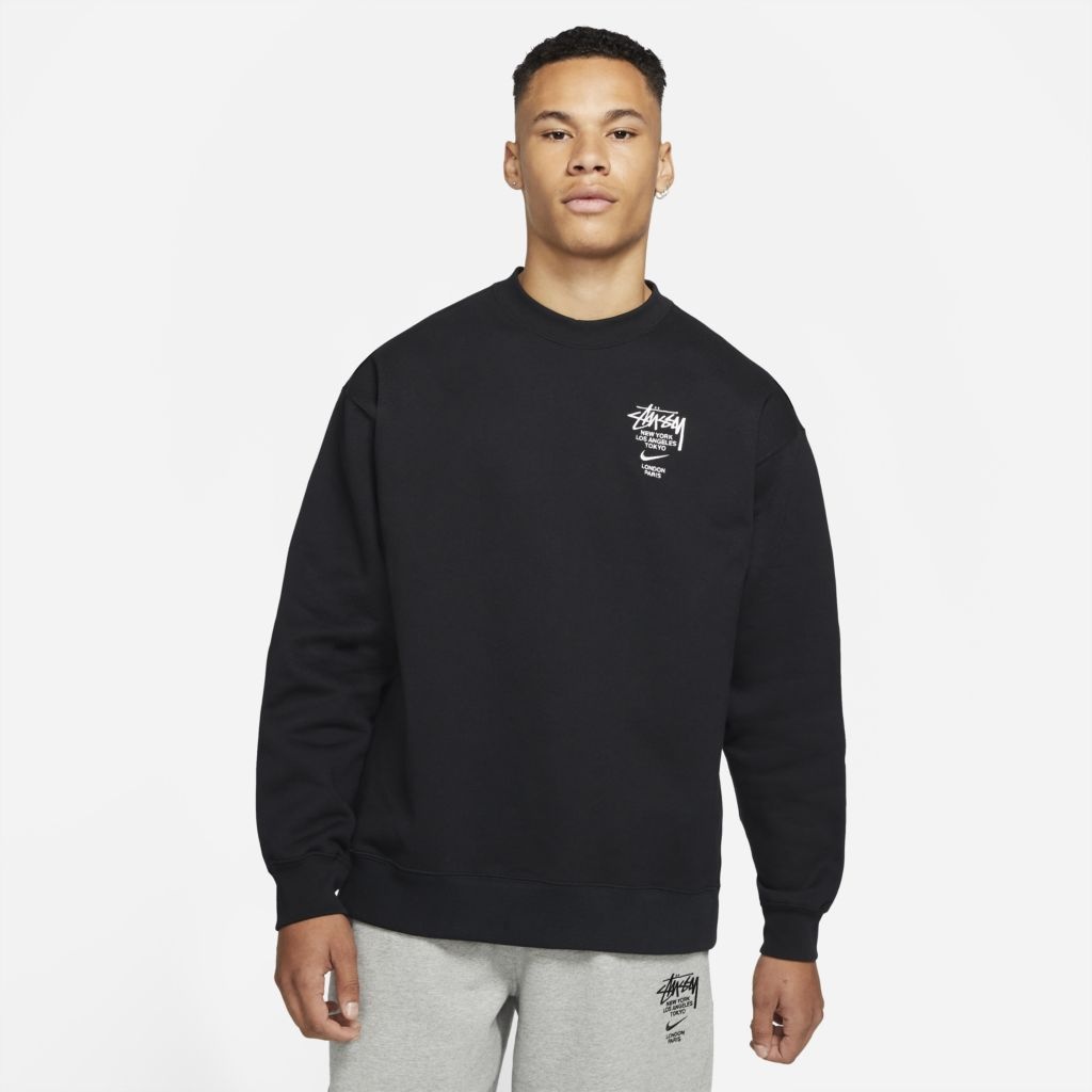 Stussy x Nike Internacional Moletom Preto - Droper