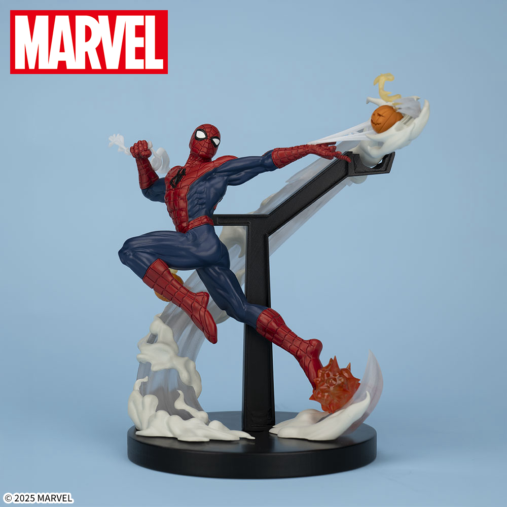 スパイダーマンvsグリーン・ゴブリンの戦闘シーン！セガプライズ
