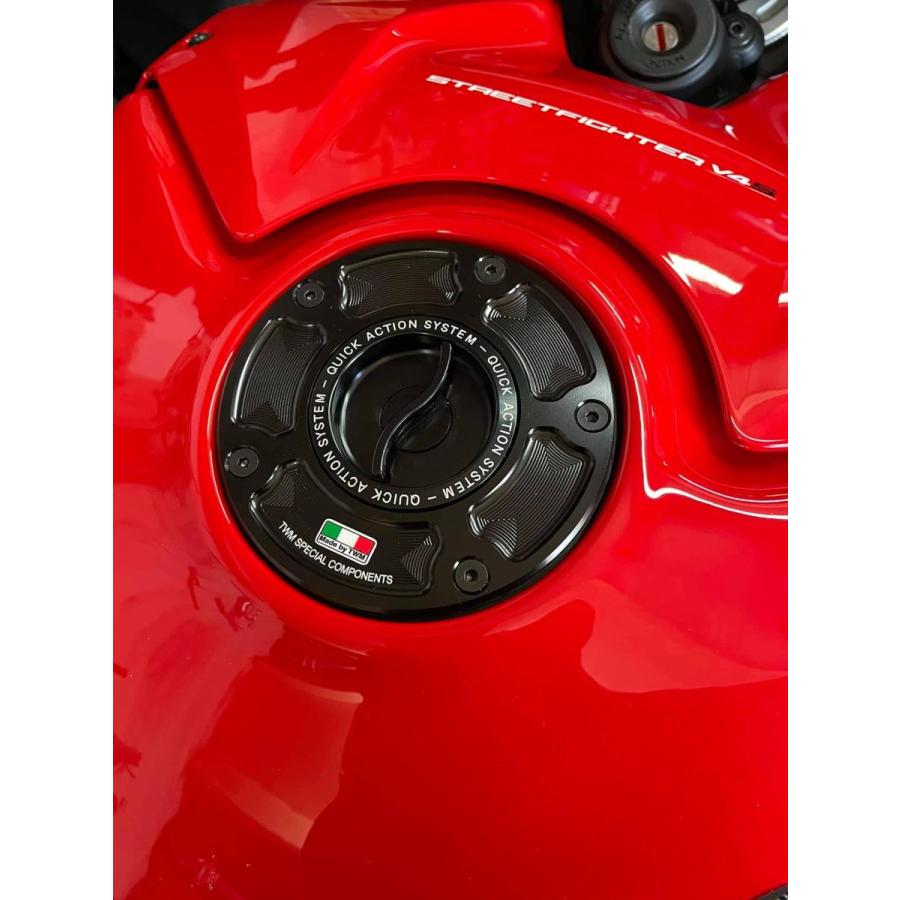 あすつく TWM レーシングタンクキャップ クイック TDPR06 N DUCATI