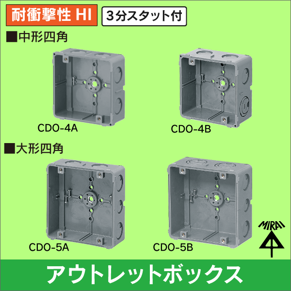 未来工業】八角コンクリートボックス 深形（54mm） 8CB-54N|e431（いい