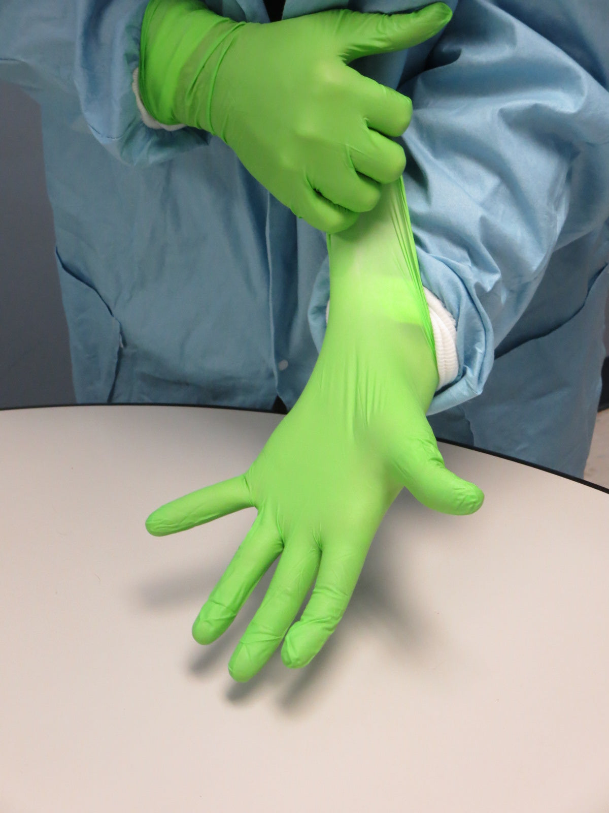 Showa® 7705PFT Accelerator-Free EBT Nitrile Gloves | Biodegradable